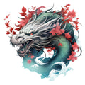 Elemental Dragons Fabric Panel 4