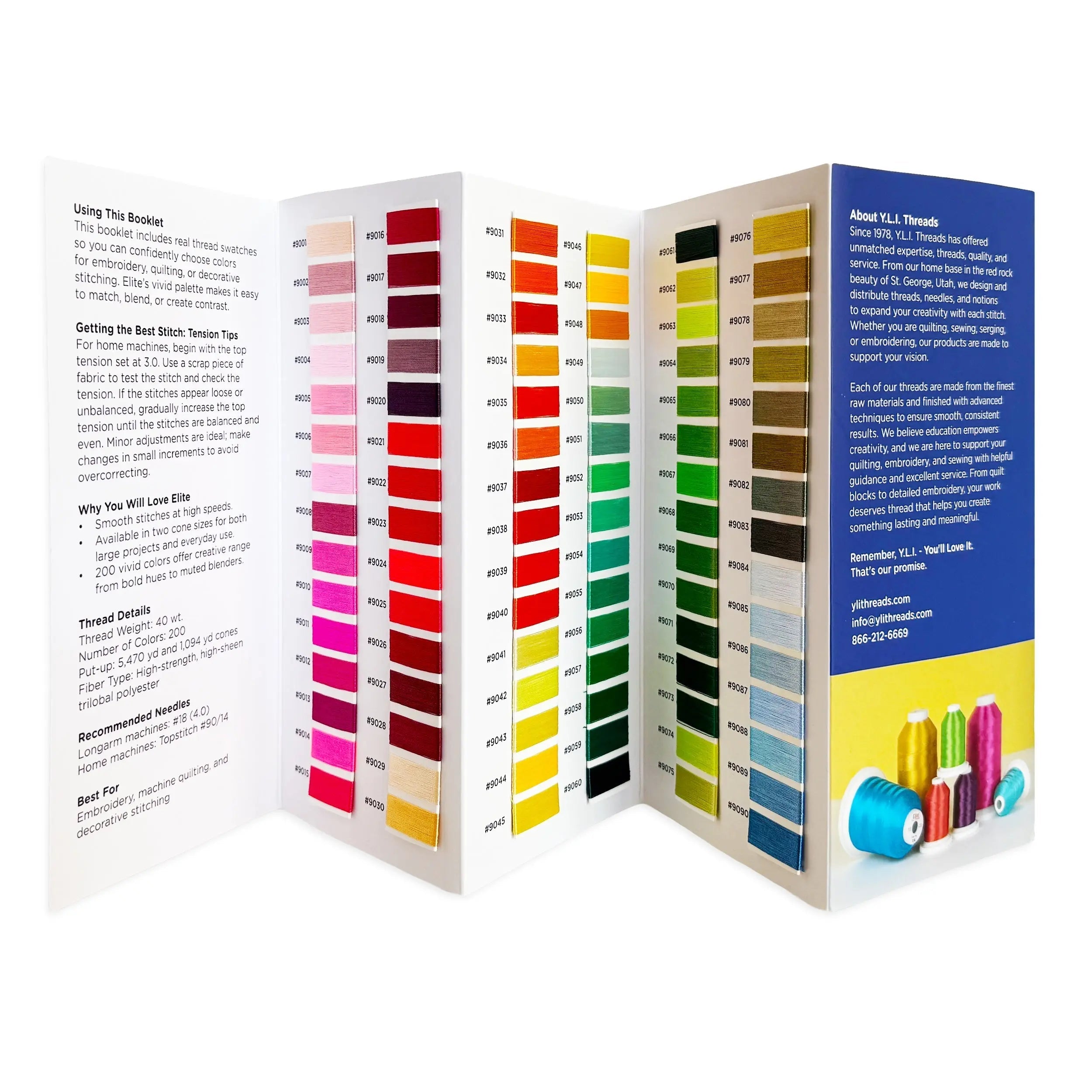 Elite Thread Color Booklet