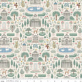 Emma Highbury Cream 43"/44" Fabric Per Yard