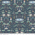 Emma Highbury Navy 43"/44" Fabric Per Yard