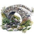 English Countryside Fabric Panel 12