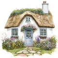 English Countryside Fabric Panel 26