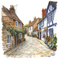 English Countryside Fabric Panel 7