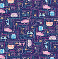 Enjoy the Ride - Ride on Words - Navy 44" / 45" Fabric Per Yard