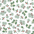 Evergreen Metallic White Multi Merry Mix 43"/44" Cotton Fabric Per Yard