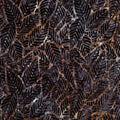 Expressions Batiks - Floral Reflections - Black Bean 44" / 45" Fabric Per Yard