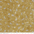 Expressions Batiks - Watercolor Daisies - Antique Gold 44" / 45" Fabric Per Yard
