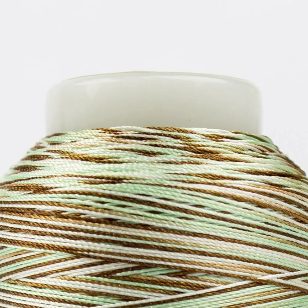 FB37 - FabuLux™ 40wt Trilobal Polyester Mint Chocolate Chip Thread