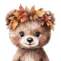 Fall Animal Portrait Fabric Panel 13