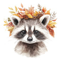Fall Animal Portrait Fabric Panel 14