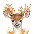 Fall Animal Portrait Fabric Panel 15