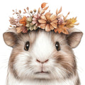 Fall Animal Portrait Fabric Panel 17