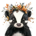 Fall Animal Portrait Fabric Panel 20
