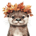 Fall Animal Portrait Fabric Panel 24