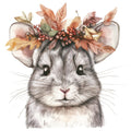 Fall Animal Portrait Fabric Panel 3