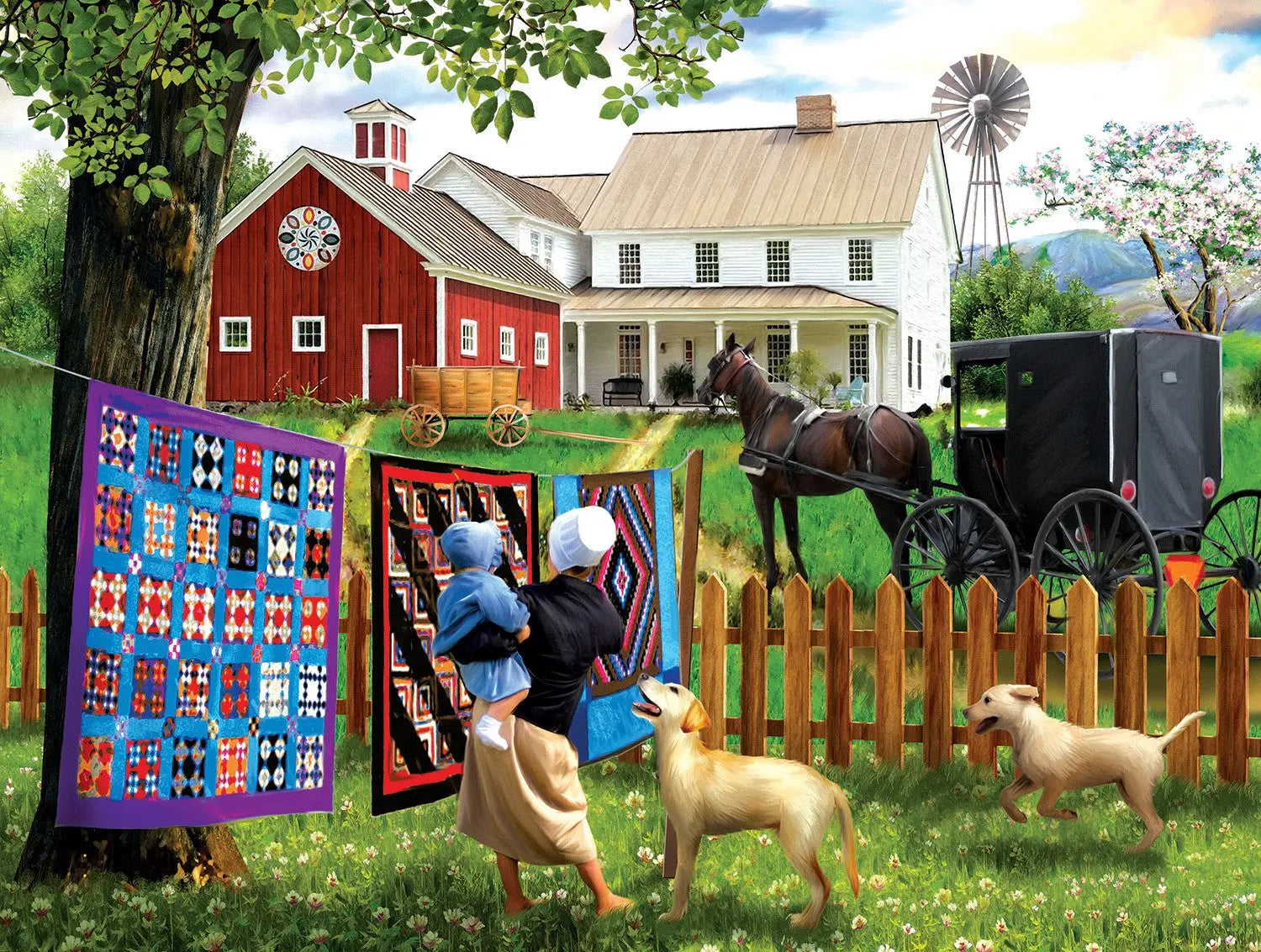 Family Homestead 500pc puzzle