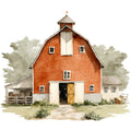 Farmhouse Chicken Decor Fabric Panel 32
