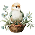 Farmhouse Chicken Decor Fabric Panel 36
