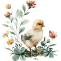 Farmhouse Chicken Decor Fabric Panel 7