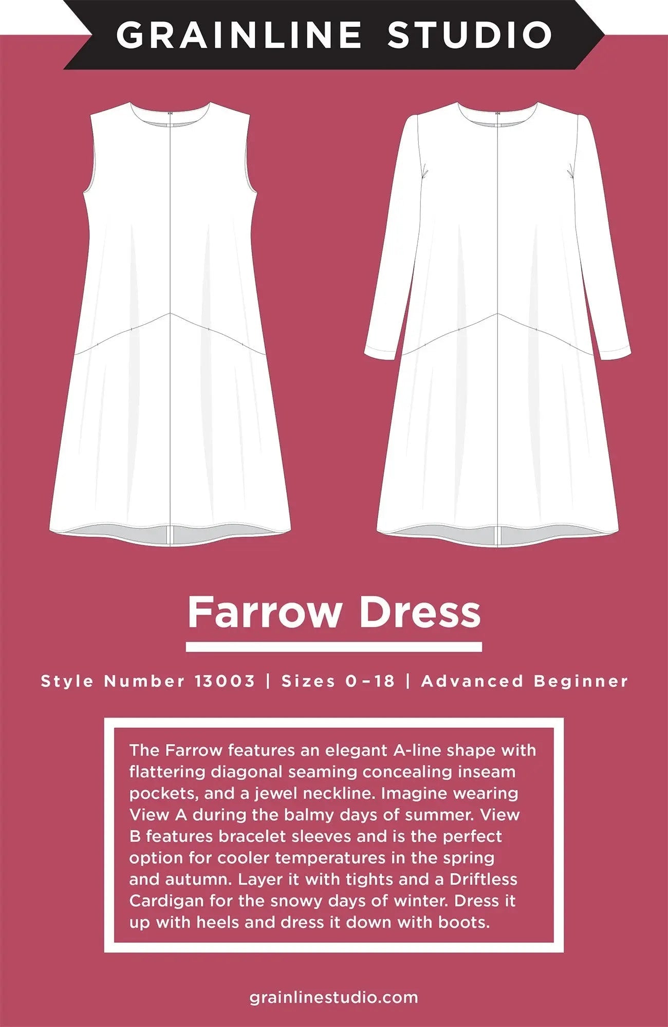 Farrow Dress Sizes 0-18