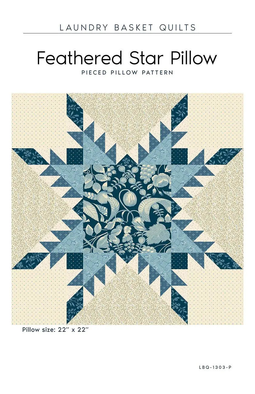 Feathered Star Pillow