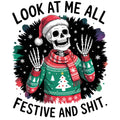 Festive and Shit Fabric Panel 1