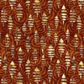 Flamenco - Geo Tops - Copper 44" / 45" Fabric Per Yard