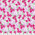 Flamingo Flower Patch 45" Wide Cotton Fabric Per Yard
