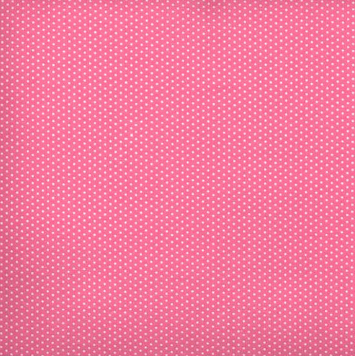 Flamingo Pin Dot 45" Wide Cotton Fabric Per Yard