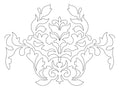 Fleur Digital E2E Pantograph for Quilting