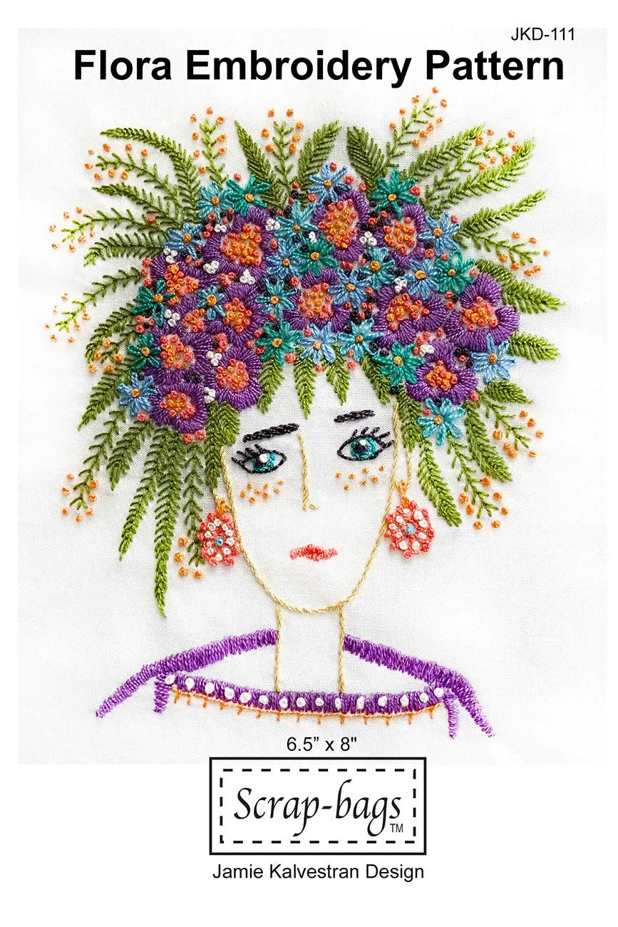 Flora Embroidery Pattern