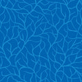 Flora & Fauna: Midnight - Branches - Periwinkle 44" / 45" Fabric Per Yard
