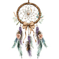 Floral Dreamcatcher Fabric Panel 10