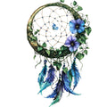 Floral Dreamcatcher Fabric Panel 14