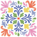 Floral Kaleidoscope Fabric Panel 10