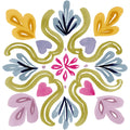 Floral Kaleidoscope Fabric Panel 13