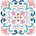 Floral Kaleidoscope Fabric Panel 17