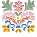 Floral Kaleidoscope Fabric Panel 2