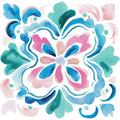Floral Kaleidoscope Fabric Panel 20