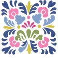 Floral Kaleidoscope Fabric Panel 23