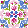 Floral Kaleidoscope Fabric Panel 25
