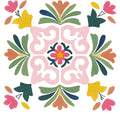 Floral Kaleidoscope Fabric Panel 26