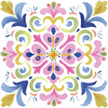 Floral Kaleidoscope Fabric Panel 28