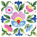 Floral Kaleidoscope Fabric Panel 31