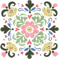 Floral Kaleidoscope Fabric Panel 37