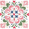 Floral Kaleidoscope Fabric Panel 39
