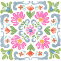 Floral Kaleidoscope Fabric Panel 47