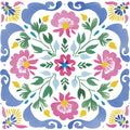 Floral Kaleidoscope Fabric Panel 5