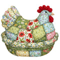 Floral Quilted Patchwork Chicken Fabric Panel 1