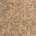 Floral Silver Burlap Backed Pro Lite Cork 1/2 yard